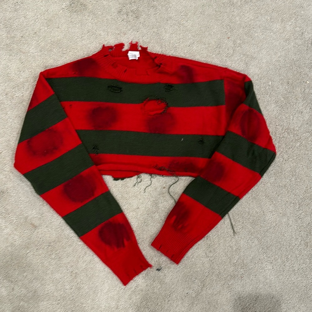 Nightmare on Elm Street crop sweater